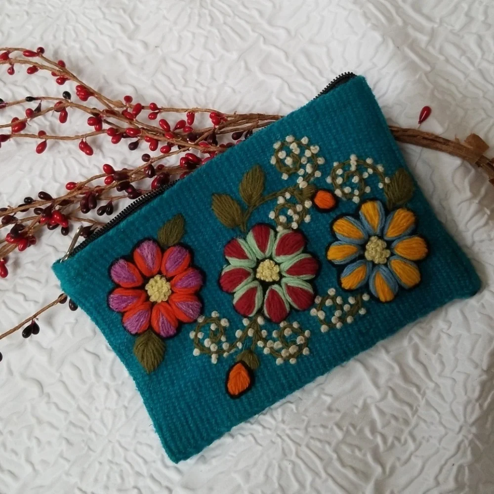 Purivian Handmade little zipper bag